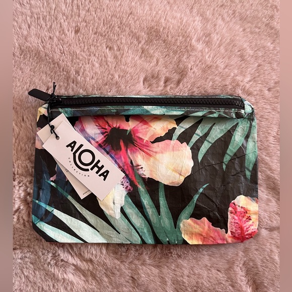 Aloha Mid Hibiscus Palm Pouch Bag main image 1